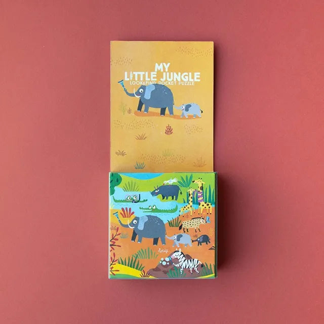 My Little Jungle: 24 Pieces, Look & Find First Pocket Puzzle for Kids 1+