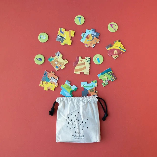 My Little Jungle: 24 Pieces, Look & Find First Pocket Puzzle for Kids 1+