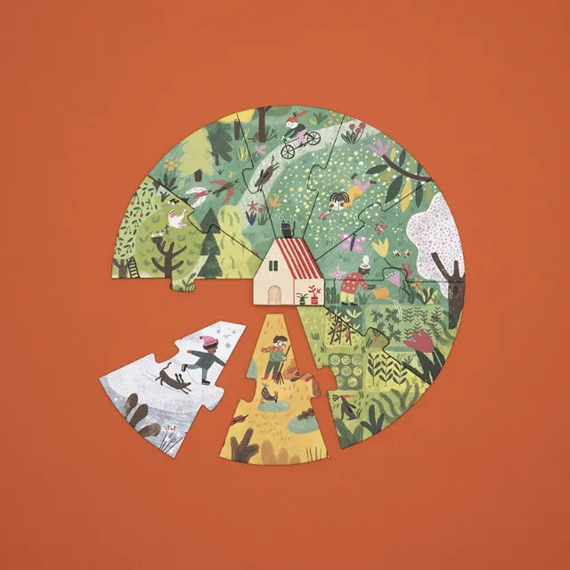 A Home for Nature: 4 Puzzles x 10 Pieces, First Puzzle Set for Kids 1+