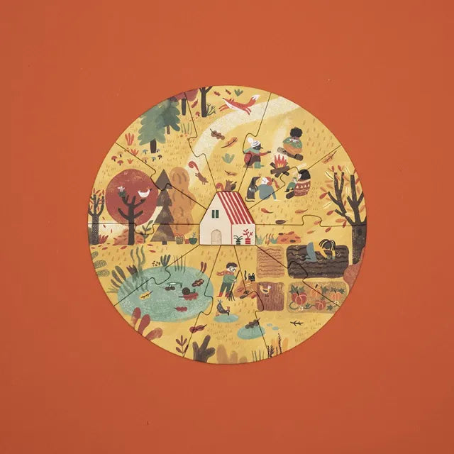 A Home for Nature: 4 Puzzles x 10 Pieces, First Puzzle Set for Kids 1+
