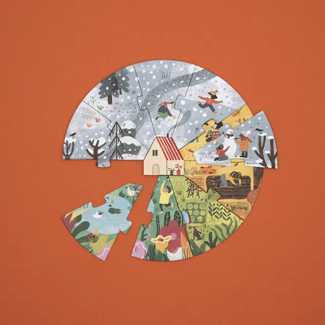 A Home for Nature: 4 Puzzles x 10 Pieces, First Puzzle Set for Kids 1+