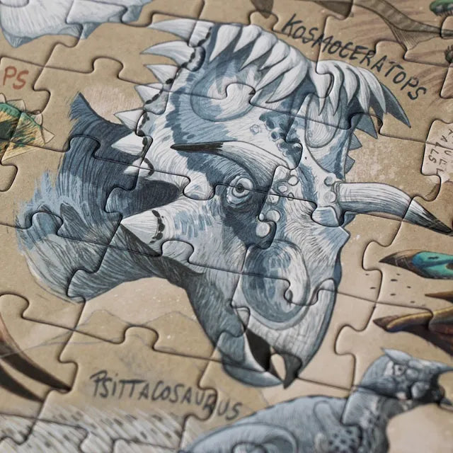 Dinos Explorer: 350 Pieces, Look and Learn Puzzle