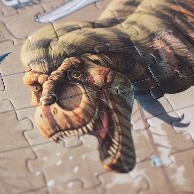 Dinos Explorer: 350 Pieces, Look and Learn Puzzle