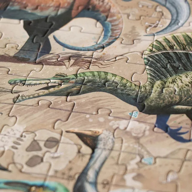 Dinos Explorer: 350 Pieces, Look and Learn Puzzle
