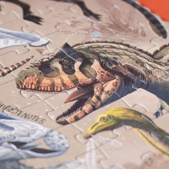 Dinos Explorer: 350 Pieces, Look and Learn Puzzle