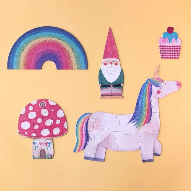 Happy Birthday Unicorn, First Puzzle Set for Kids 2+