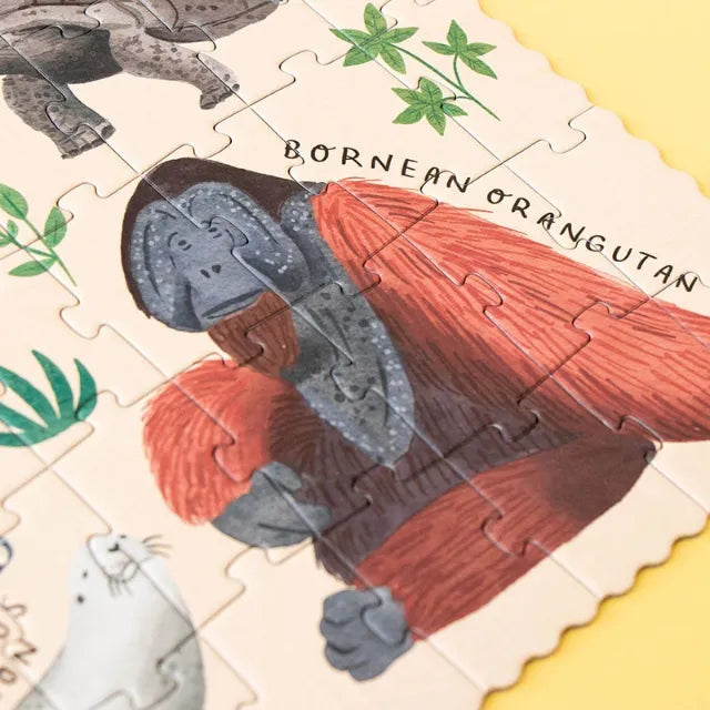 Life-Threatened Animals in the World: 200 Pieces, Puzzle