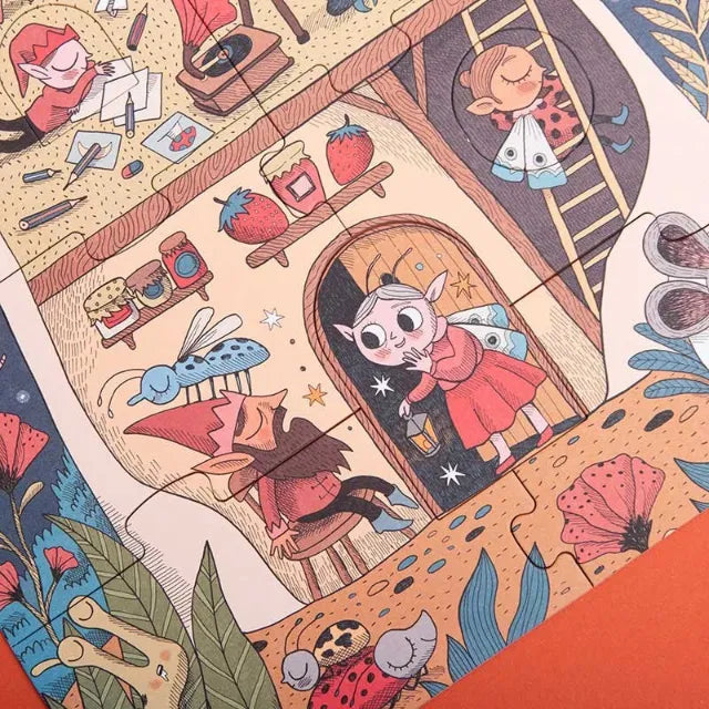 Sweet Dreams: 18 Pieces, Insert & Reversible First Puzzle for Kids 1+