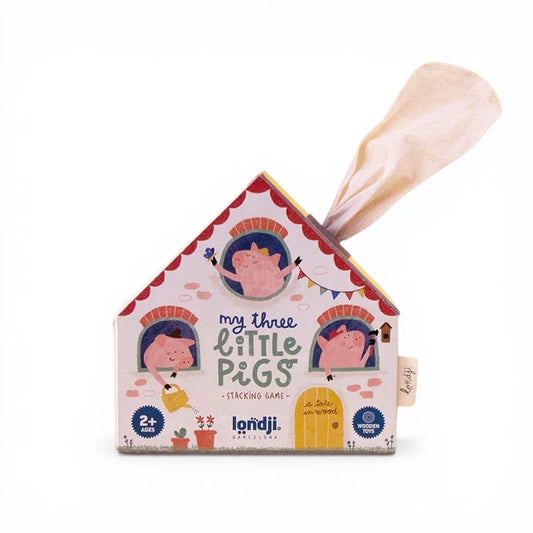 Wooden toys: My three little pigs, LONDJI
