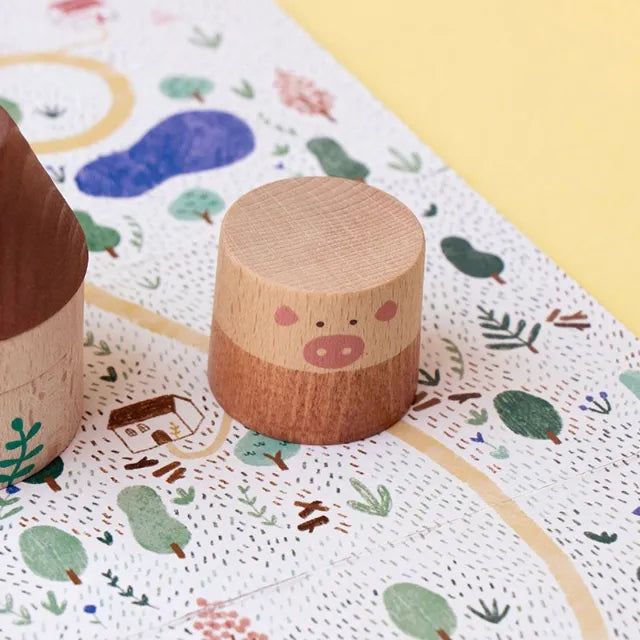 My Three Little Pigs, Wooden Toy for Kids 2+