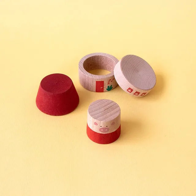 My Three Little Pigs, Wooden Toy for Kids 2+