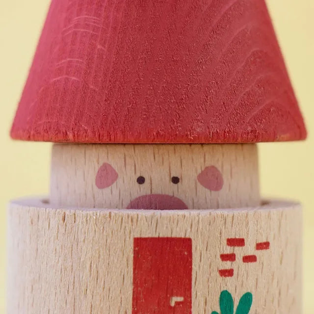 My Three Little Pigs, Wooden Toy for Kids 2+