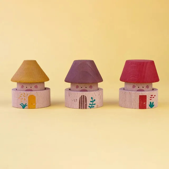 My Three Little Pigs, Wooden Toy for Kids 2+