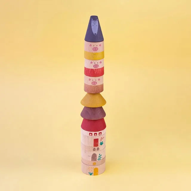 My Three Little Pigs, Wooden Toy for Kids 2+