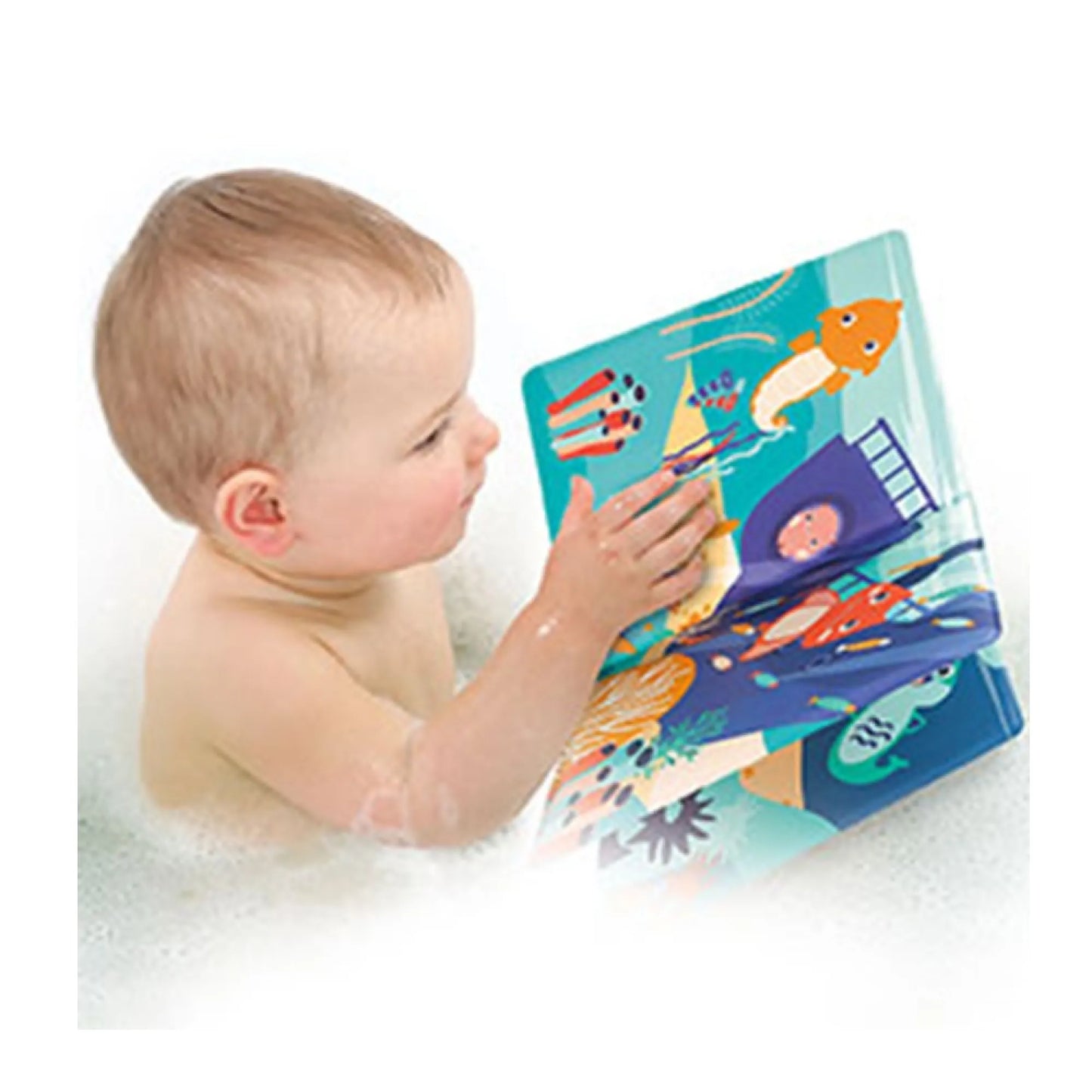 Sea Animals, Bath Book with Finger Puppets, For Babies