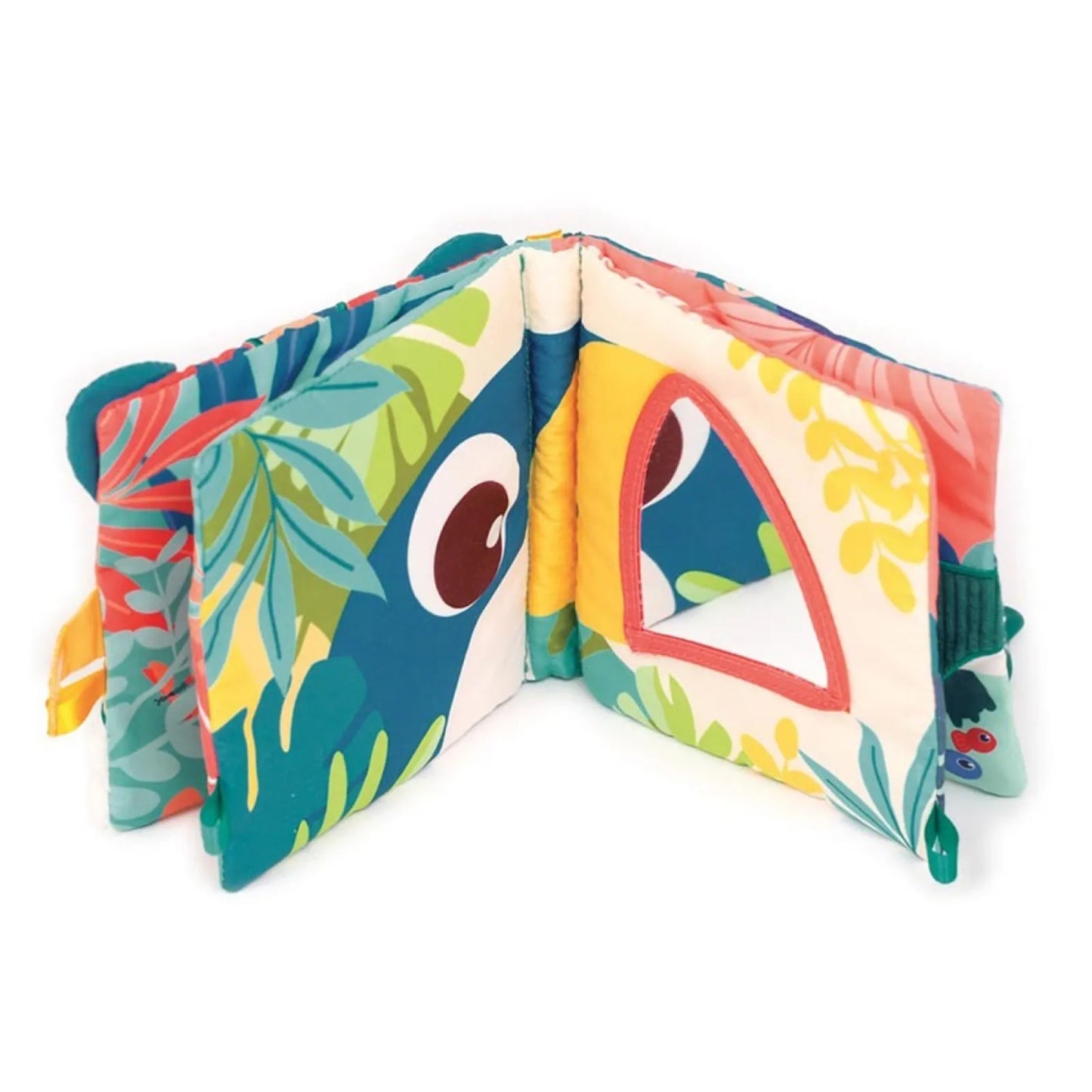 Jungle, Soft Fabric Book, For Babies, 7 Sensory Activities