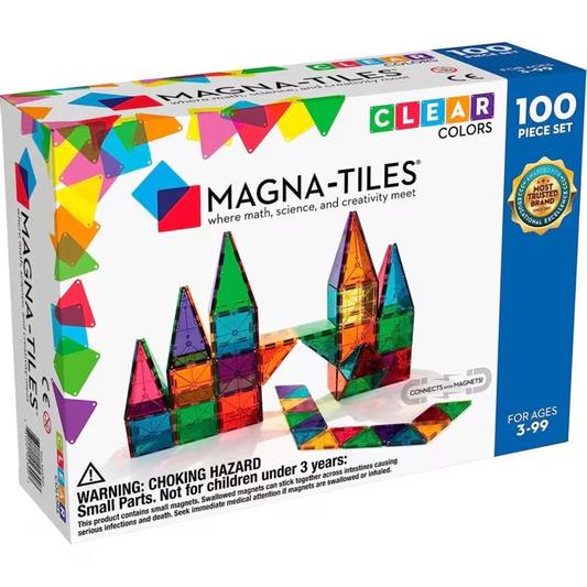 Clear Colors 100 Set Magna-tiles