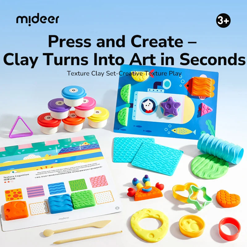 Texture Play Set, Mellow Dough for Kids 3+