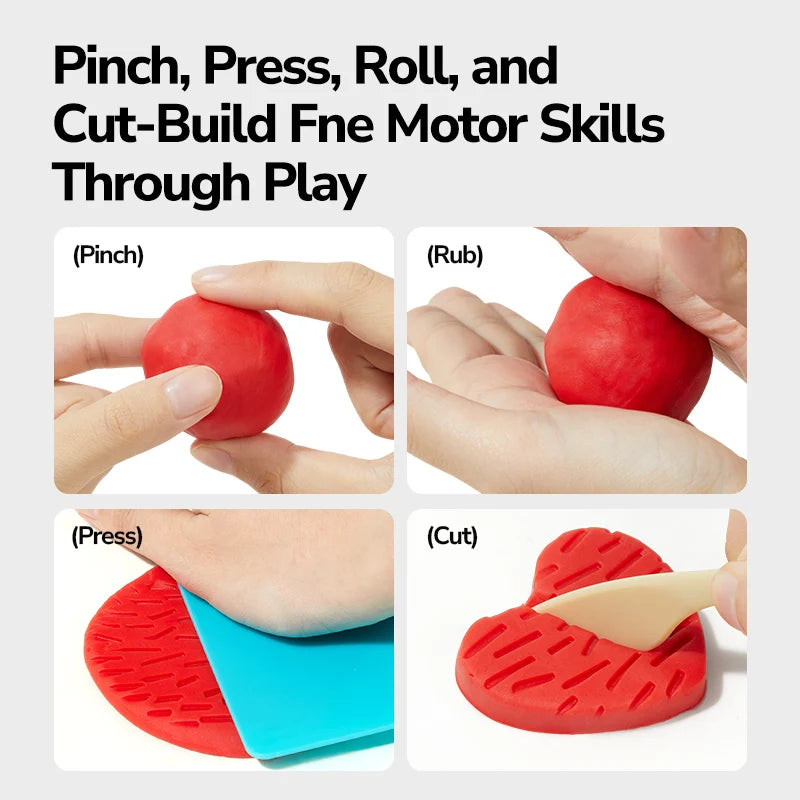 Texture Play Set, Mellow Dough for Kids 3+