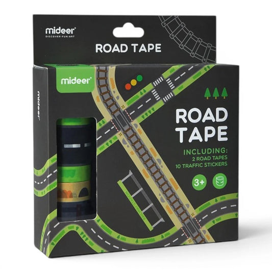 Adhesive Road Tape Play Set for Kids 3+, Mideer