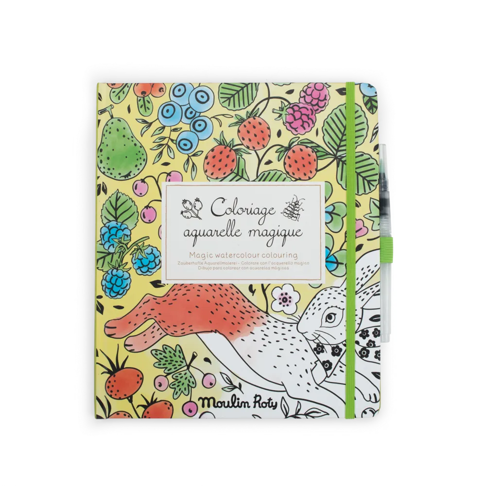 Magic Watercolour Colouring Book for 3+: Le Jardin du Moulin, Moulin Roty