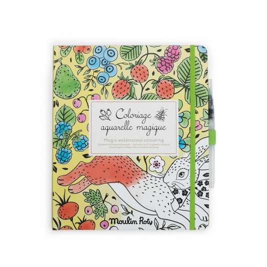 Magic Watercolour Colouring Book for 3+: Le Jardin du Moulin, Moulin Roty