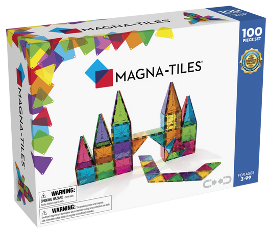 Clear Colors 100 Set Magnatiles