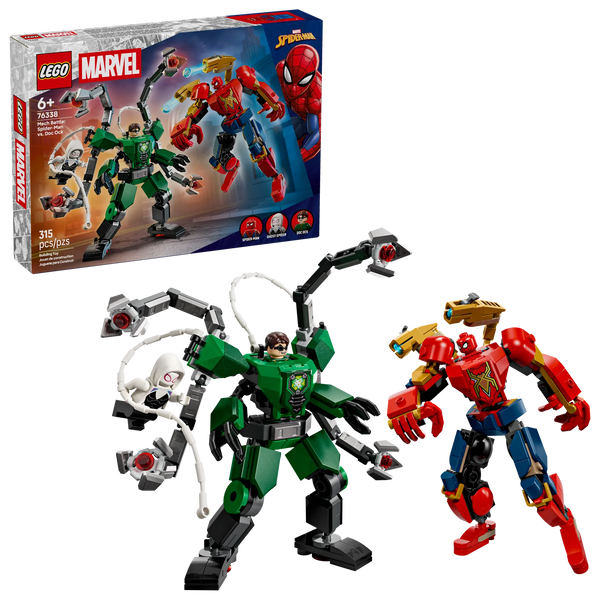 Mech Battle: Spider-Man vs. Doc Ock 76338, Lego Marvel