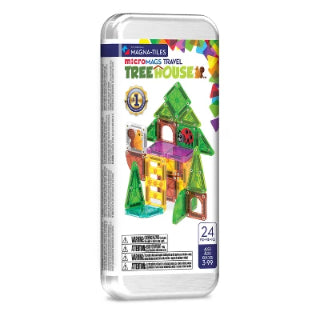 Travel Set microMAGS 24-Piece: Treehouse, Magna-Tiles