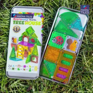 Travel Set microMAGS 24-Piece: Treehouse, Magna-Tiles