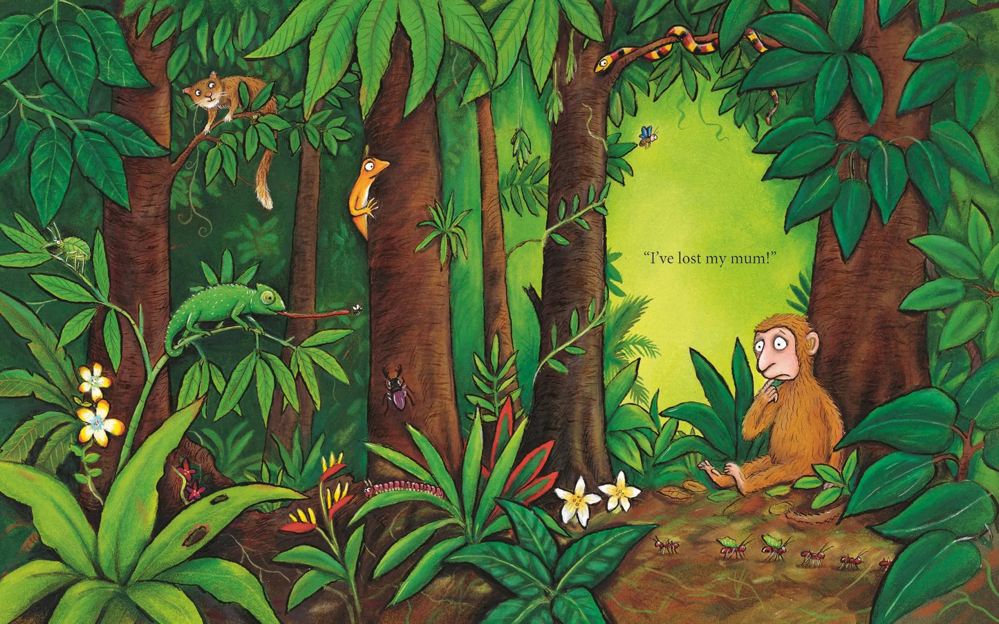 Monkey Puzzle, Board Book for Kids 1+, Julia Donaldson, English Language