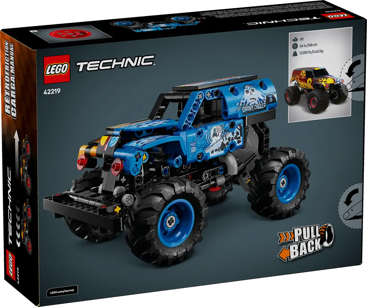 Monster Jam™ Grave Digger™ Fire and Ice 42219, Lego Technic