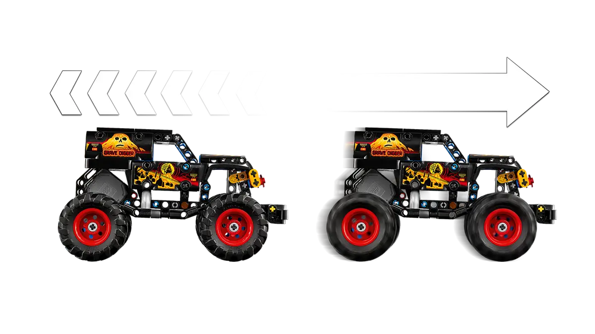 Monster Jam™ Grave Digger™ Fire and Ice 42219, Lego Technic