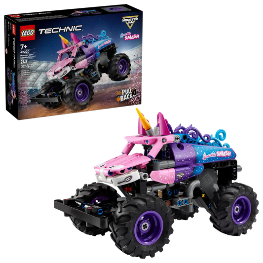Monster Jam™ Sparkle Smash™ Pull-Back 42220, Lego Technic