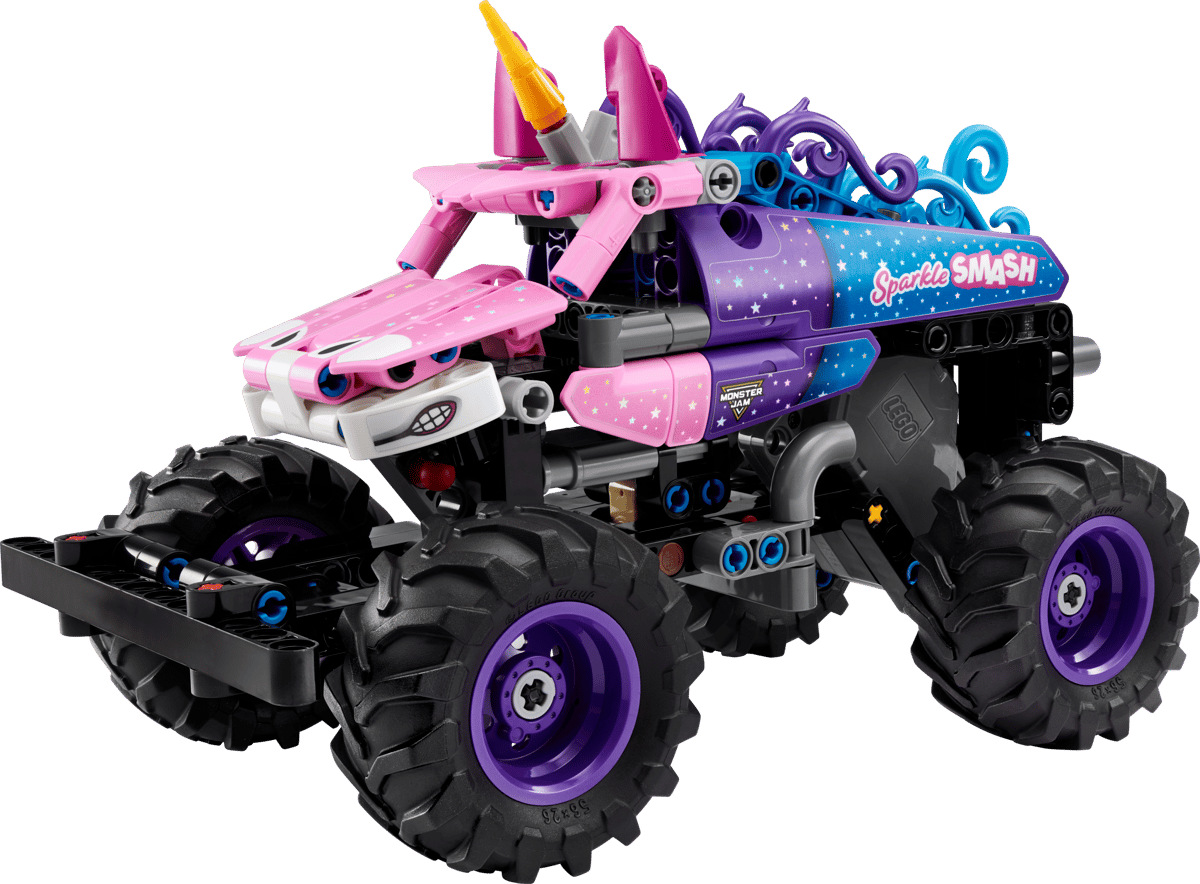 Monster Jam™ Sparkle Smash™ Pull-Back 42220, Lego Technic