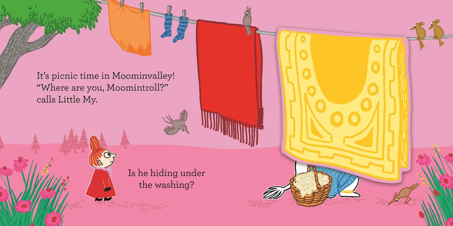 Moomin, Where Are You?, Lift-the-Flap Board Book for Kids 0+, English Language