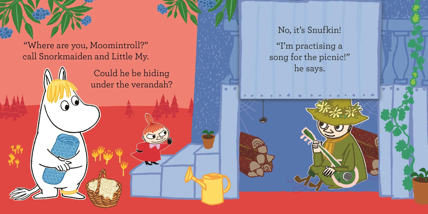 Moomin, Where Are You?, Lift-the-Flap Board Book for Kids 0+, English Language