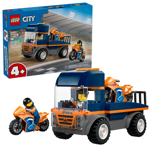 Motorcycle Transporter 60491, Lego City