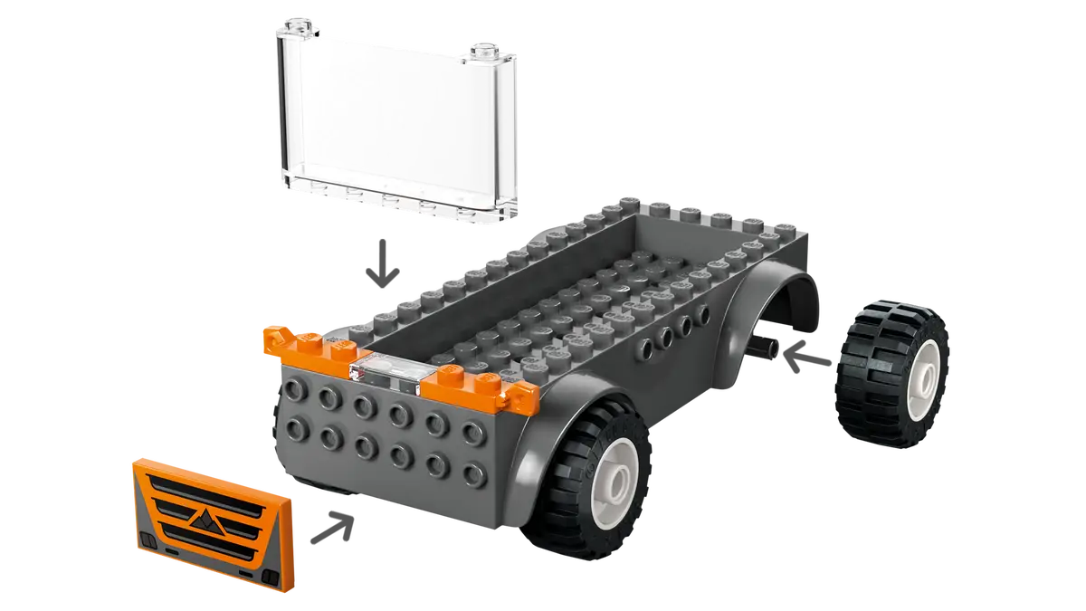 Motorcycle Transporter 60491, Lego City