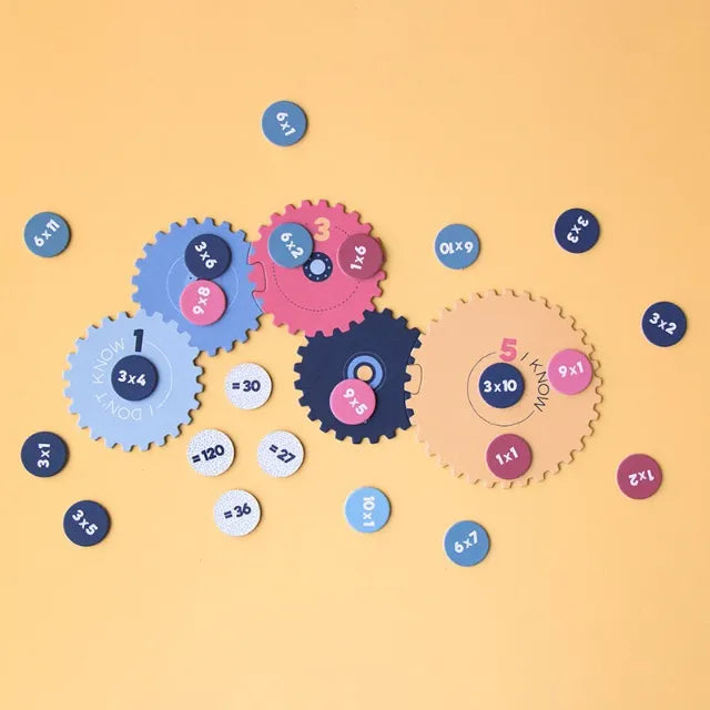 Multiplications, Board Game for Kids 6+