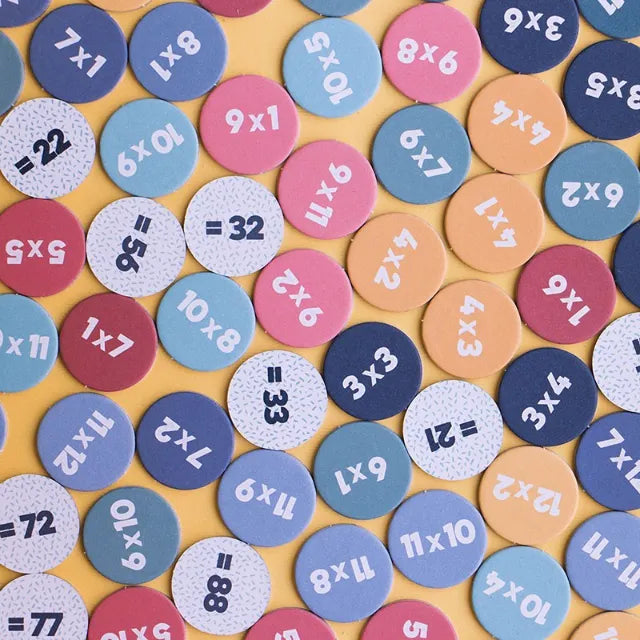 Multiplications, Board Game for Kids 6+