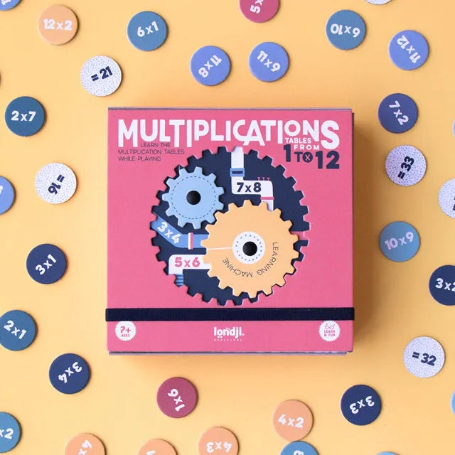 Multiplications, Board Game for Kids 6+