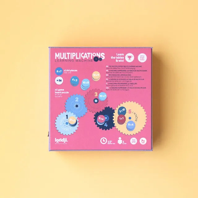 Multiplications, Board Game for Kids 6+