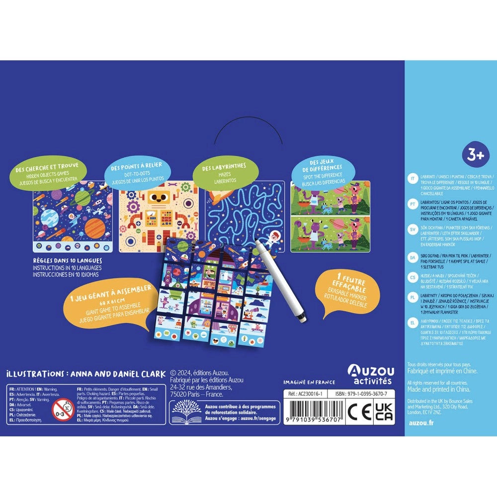 My 20 Games Pouch: Space, AUZOU