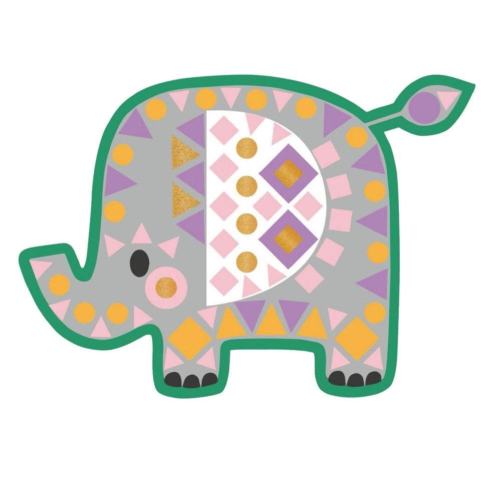 My Artistic Kit: My Big Mosaic Animals, AUZOU