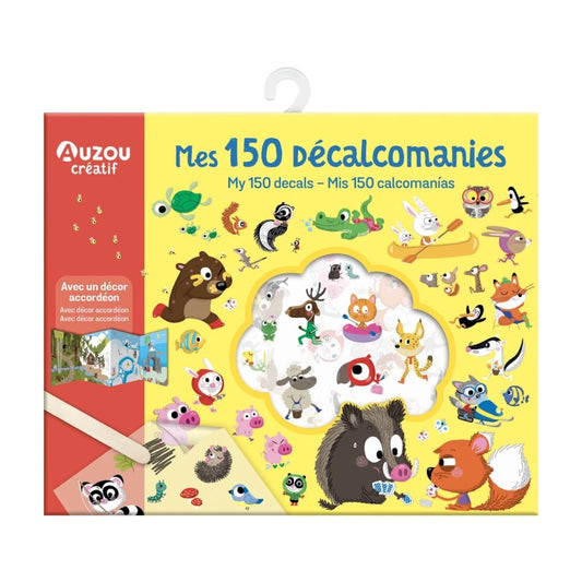 My Little Artist's Activity Kit: My 150 Decals, AUZOU