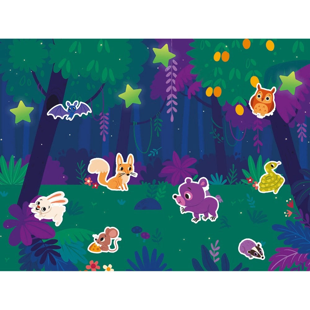 My Little Artist's Activity Kit: My 200 Glow in the Dark Stickers, AUZOU