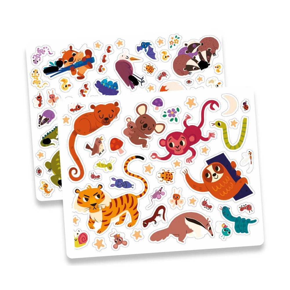 My Little Artist's Activity Kit: My 200 Glow in the Dark Stickers, AUZOU