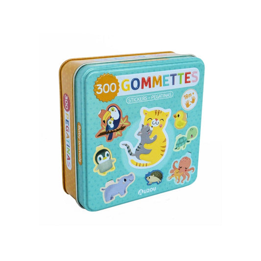 My Metallic Box of Stickers: Baby Animals, AUZOU