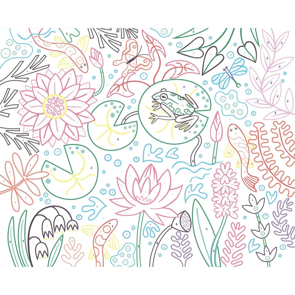 My Paint By Numbers Pictures: Nature, AUZOU